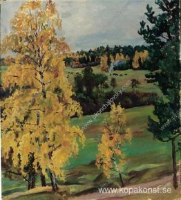 Höst. Gult trä. Höst. Gult trä.