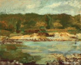 Landskap Med Floden Landskap Med Floden