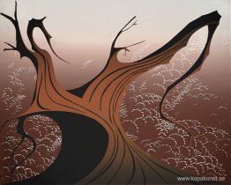 Brunt träd Brunt träd