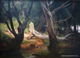 Avfärd för jakten i de pontinska myrarna Avfärd för jakten i de pontinska myrarna