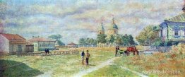 Torg i byn Mikhailovskaya Torg i byn Mikhailovskaya