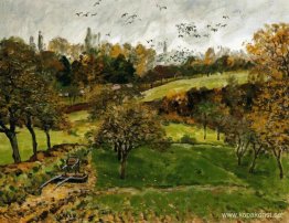 Höstlandskap, Louveciennnes Höstlandskap, Louveciennnes