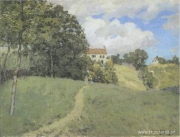 Landskap med hus Landskap med hus