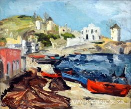 Landskap från Paros Island Landskap från Paros Island