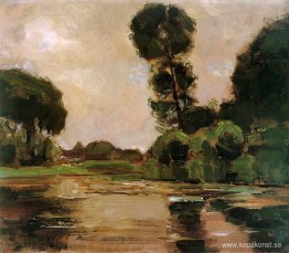 Ensamt träd vid Gein Sun Ensamt träd vid Gein Sun