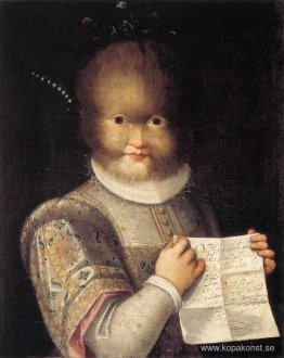 Porträtt av Antonietta Gonzalez Porträtt av Antonietta Gonzalez