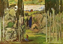 "Daphnis och Chloe" scenografi "Daphnis och Chloe" scenografi