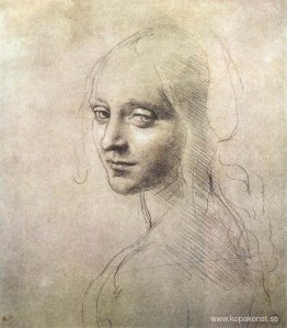 Huvudet av en flicka Huvudet av en flicka