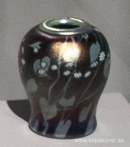 Dekorativ flaska med millefiori-blommor Dekorativ flaska med millefiori-blommor