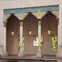 Loggia från Laurelton Hall, Oyster Bay, New York Loggia från Laurelton Hall, Oyster Bay, New York