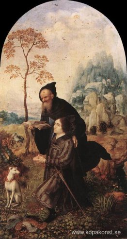 Sankt Antonius med en donator Sankt Antonius med en donator