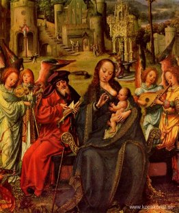 Heliga familjen med St. Catherine och St. Barbara Heliga familjen med St. Catherine och St. Barbara