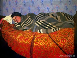 Nedlagd kvinna, sover Nedlagd kvinna, sover