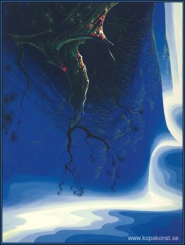 Blå lila dimma Blå lila dimma