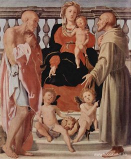 Madonna med St Francis och St. Hieronymus Madonna med St Francis och St. Hieronymus