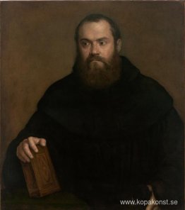 En munk med en bok En munk med en bok