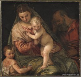 Den heliga familjen med spädbarnet Johannes Döparen Den heliga familjen med spädbarnet Johannes Döparen