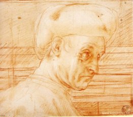 Studie av en man som bär hatt Studie av en man som bär hatt