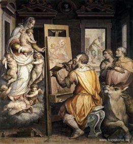 St Luke målar jungfrun St Luke målar jungfrun