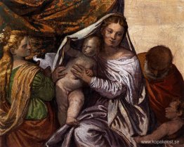 Helig familj med St Catherine och spädbarnet St John Helig familj med St Catherine och spädbarnet St John