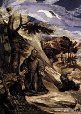 St Francis tar emot stigmata St Francis tar emot stigmata