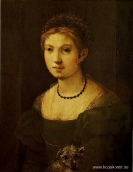 Porträtt av en ung kvinna Porträtt av en ung kvinna