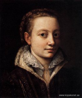 Porträtt av Minerva Anguissola Porträtt av Minerva Anguissola