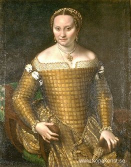Porträtt av Bianca Ponzoni Anguissola, konstnärens mamma Porträtt av Bianca Ponzoni Anguissola, konstnärens mamma