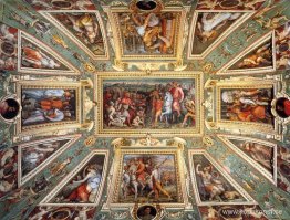 Takdekoration Palazzo Vecchio, Florens Takdekoration Palazzo Vecchio, Florens