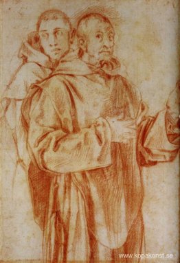 Studie av två kartusiska munkar Studie av två kartusiska munkar