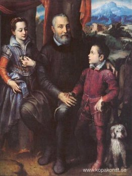 Familjeporträtt, Minerva, Amilcare och Asdrubale Anguissola Familjeporträtt, Minerva, Amilcare och Asdrubale Anguissola