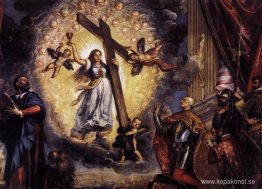 Doge Antonio Grimani knäböjer inför tron Doge Antonio Grimani knäböjer inför tron