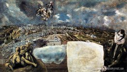 Utsikt och plan över Toledo Utsikt och plan över Toledo