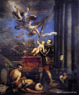 Filip II erbjuder Don Fernando till seger Filip II erbjuder Don Fernando till seger