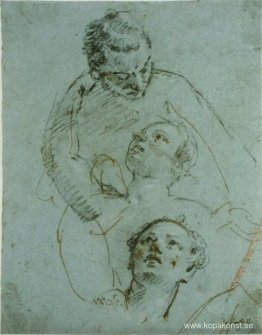 Venus och Adonis med Amor Venus och Adonis med Amor