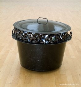 Stor kruka med musslor Stor kruka med musslor