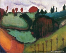 Landskap, studie för "Paradise" Landskap, studie för "Paradise"