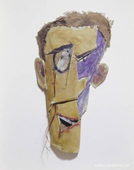 Utan titel (Mask, Portrait of Tzara) Utan titel (Mask, Portrait of Tzara)