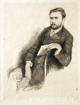 Porträtt av Gustave Geffroy Porträtt av Gustave Geffroy