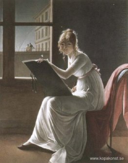 Porträtt av mademoiselle Charlotte du Val d'Ognes Porträtt av mademoiselle Charlotte du Val d'Ognes