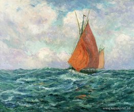 Tonfiskbåt till sjöss Tonfiskbåt till sjöss