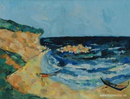 Ţărm cu două bărci Ţărm cu două bărci