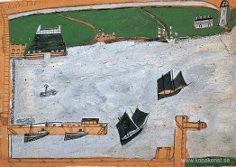 Mount's Bay med St Michael's Mount, Cornwall Mount's Bay med St Michael's Mount, Cornwall