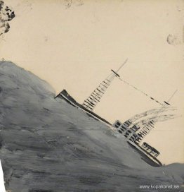 Motorfartyg som monterar en våg Motorfartyg som monterar en våg