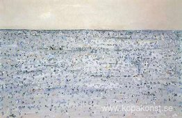 Havslandskap med båt Mornington Havslandskap med båt Mornington