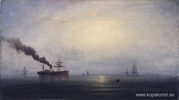 Dimmig morgon på Themsen Dimmig morgon på Themsen