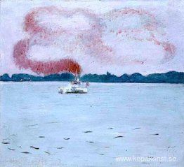 Ångbåt på sjön Thun Ångbåt på sjön Thun