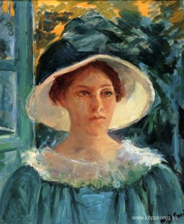 Ung Kvinna I Grönt Utomhus I Solen Ung Kvinna I Grönt Utomhus I Solen