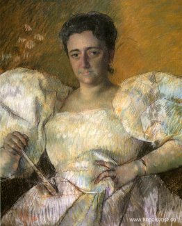 Porträtt av fru H. O. Hevemeyer Porträtt av fru H. O. Hevemeyer