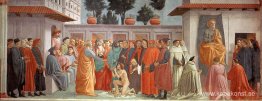Uppfostran av Teofilus Son och St.Peter på tronen Uppfostran av Teofilus Son och St.Peter på tronen